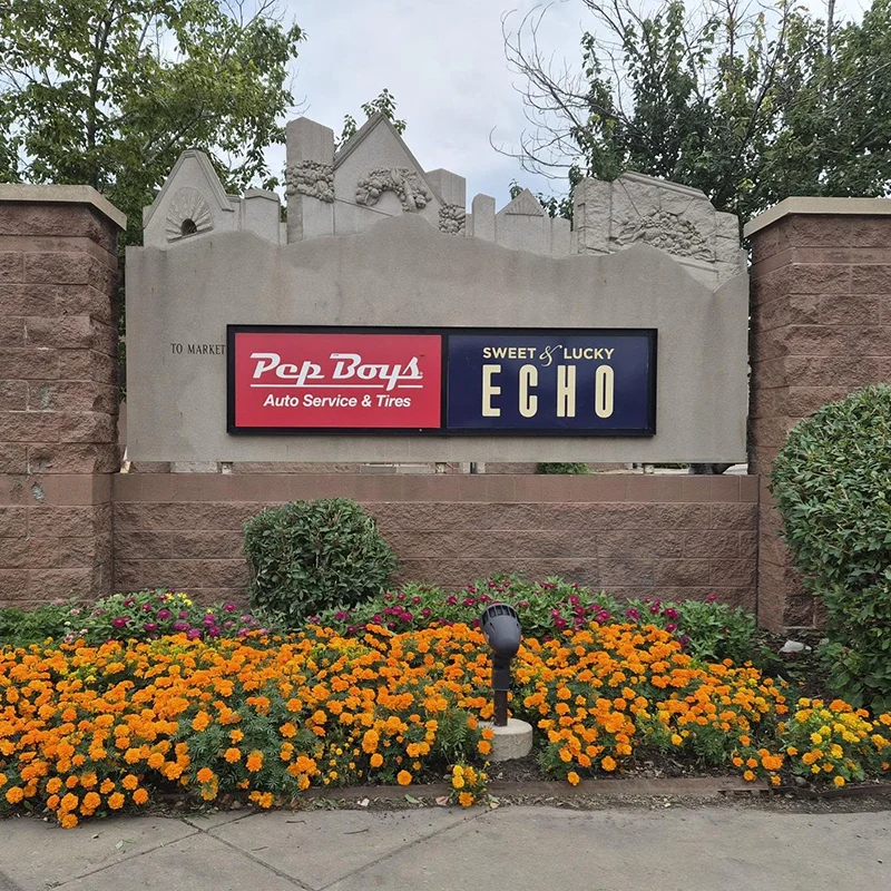 Sign for Pep Boys